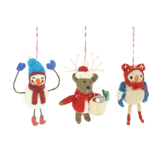 Festive Friends Hanging Decorations