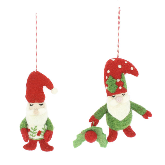 Christmas Elves Hanging Decoration