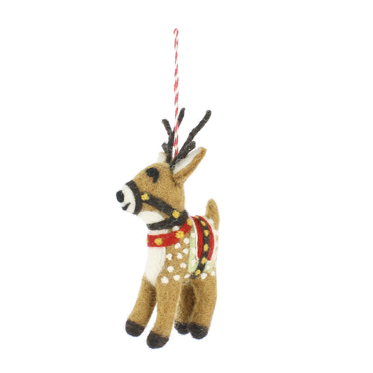 Gingerbread Reindeer Hanging Decoration