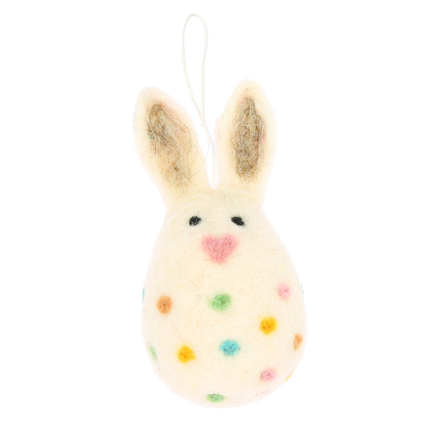 Colourful Spotty Bunny Decoration