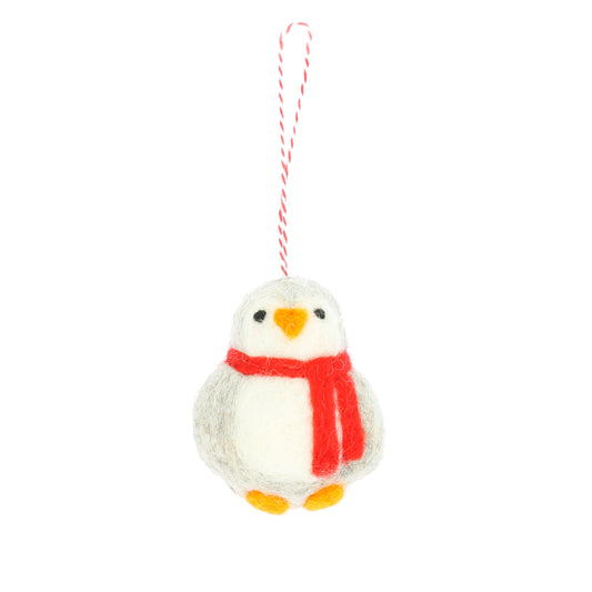 Baby Penguin with Scarf Hanging Decoration