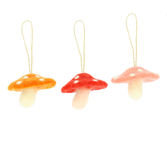 Toadstool Mushroom Hanging Decoration