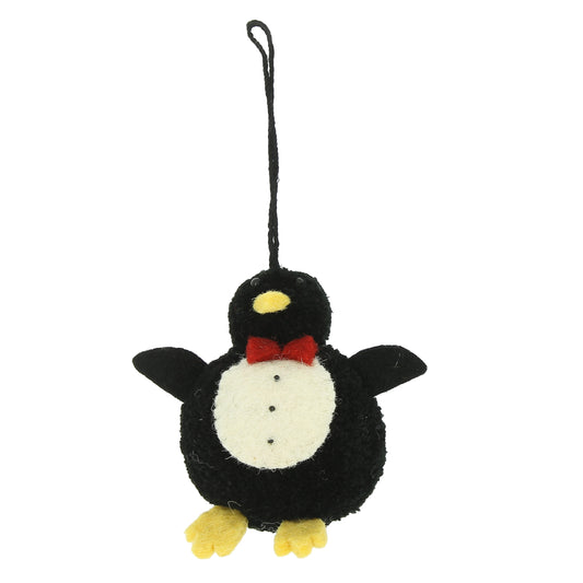 Pom Pom Pengiun Hanging Decoration