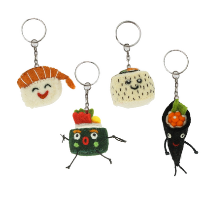 Sushi Keyrings