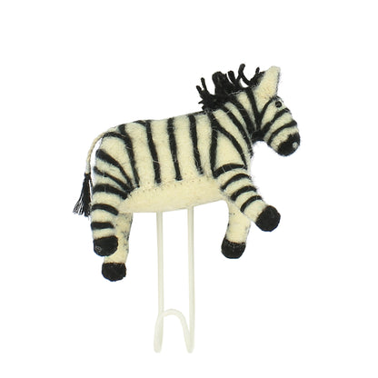 Animal Coat Hook - Zebra