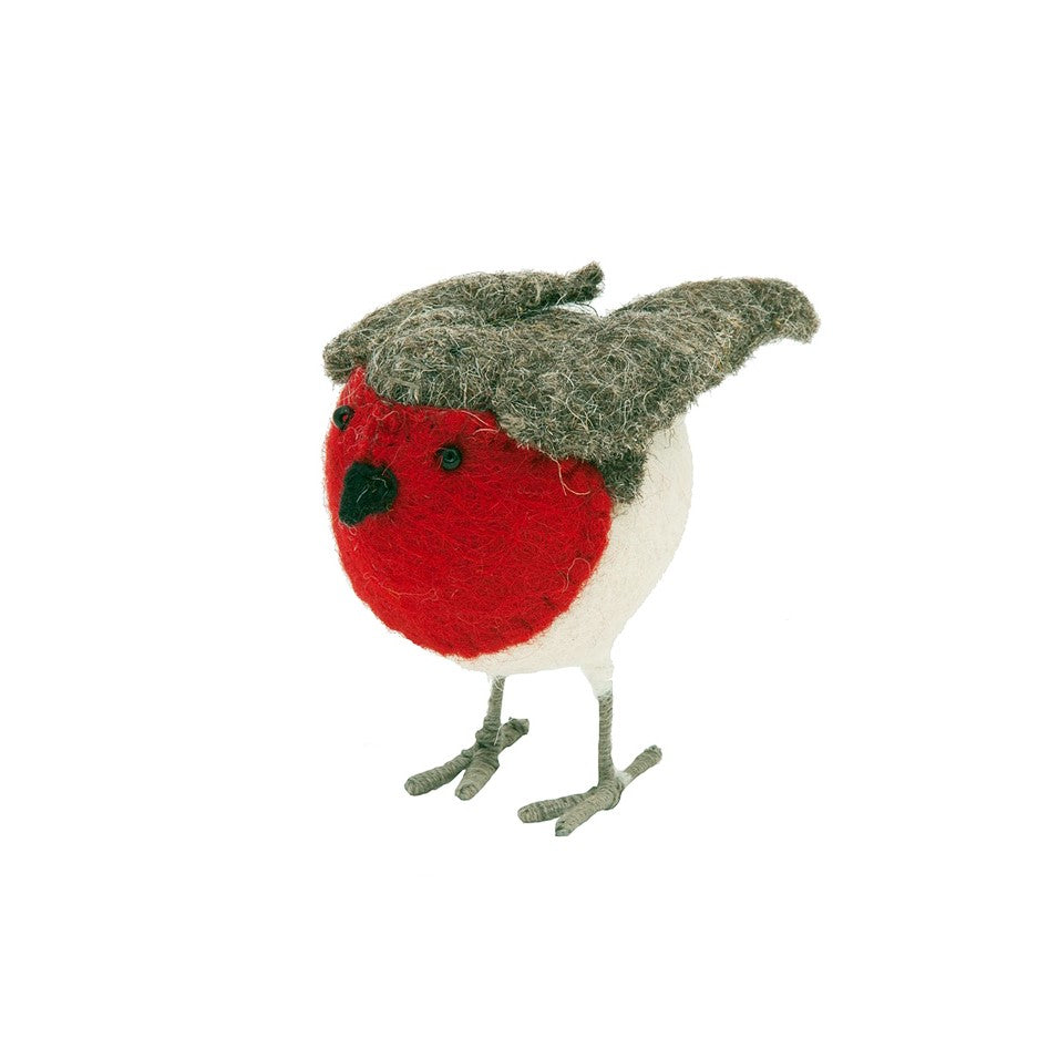 Classic Standing Christmas Robin - Mini