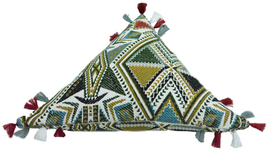 Navaho Fabric Triangle Cushion