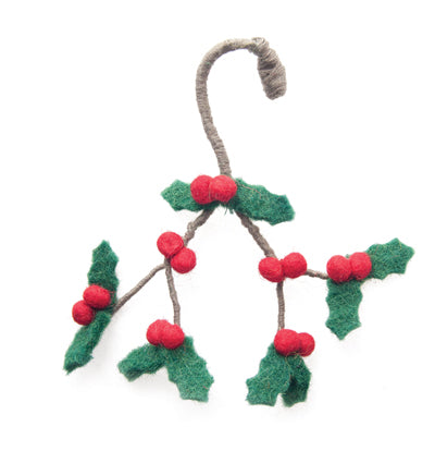 Holly Berry Mini Twig Hanger