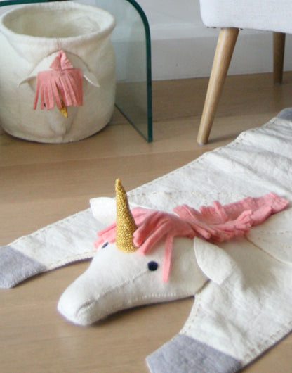 Felt Rug - Unicorn