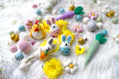 Bunnies in Eggs Decorations