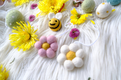 Flower Decorations - Pink and Cream