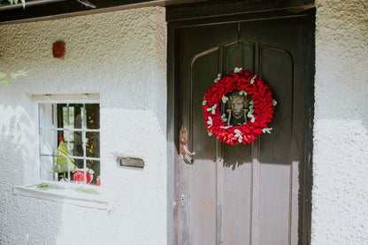 Mistletoe Wreath - Red