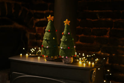 Christmas Standing Trees - Set of 2