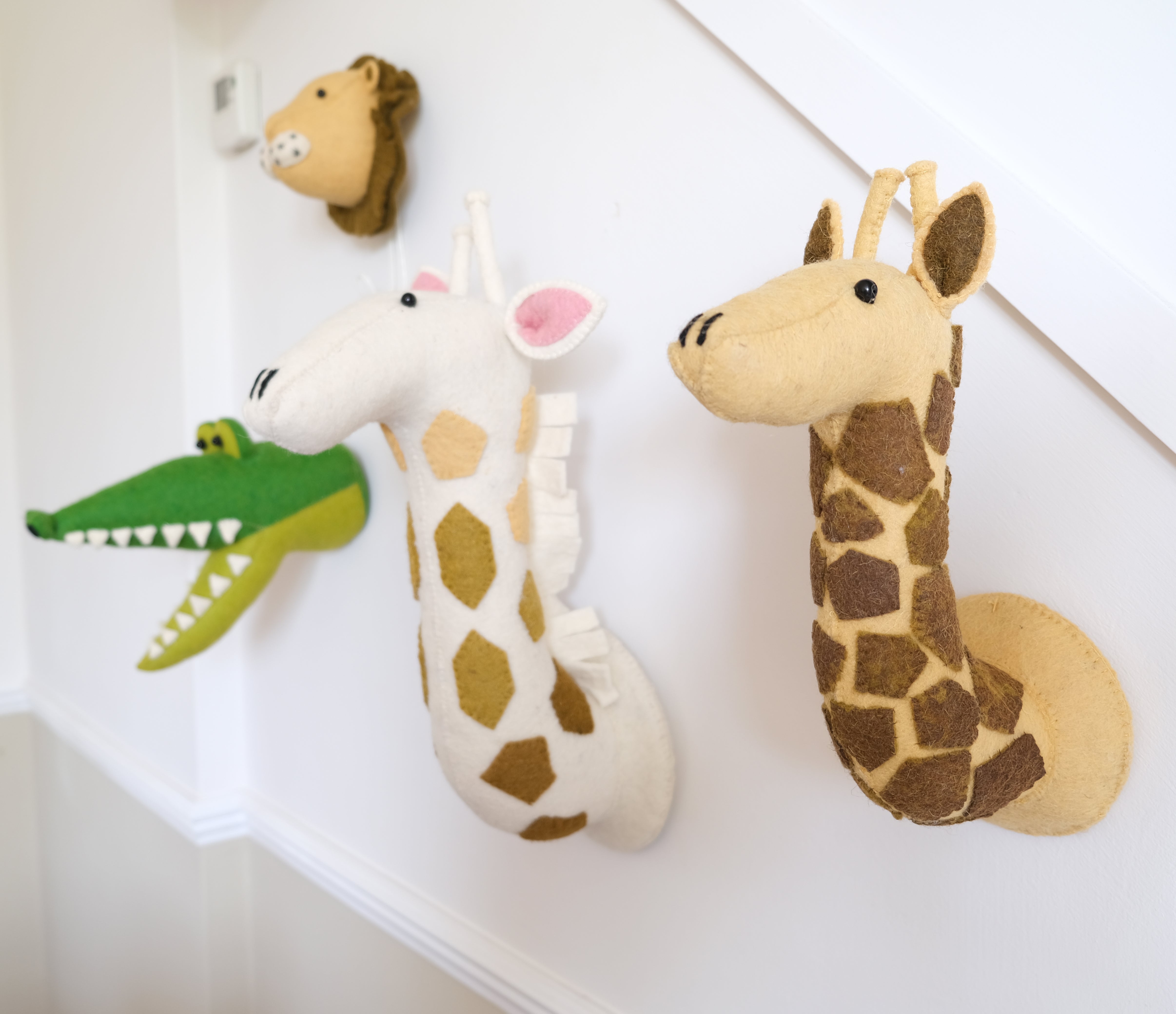 Stuffed giraffe head on sale